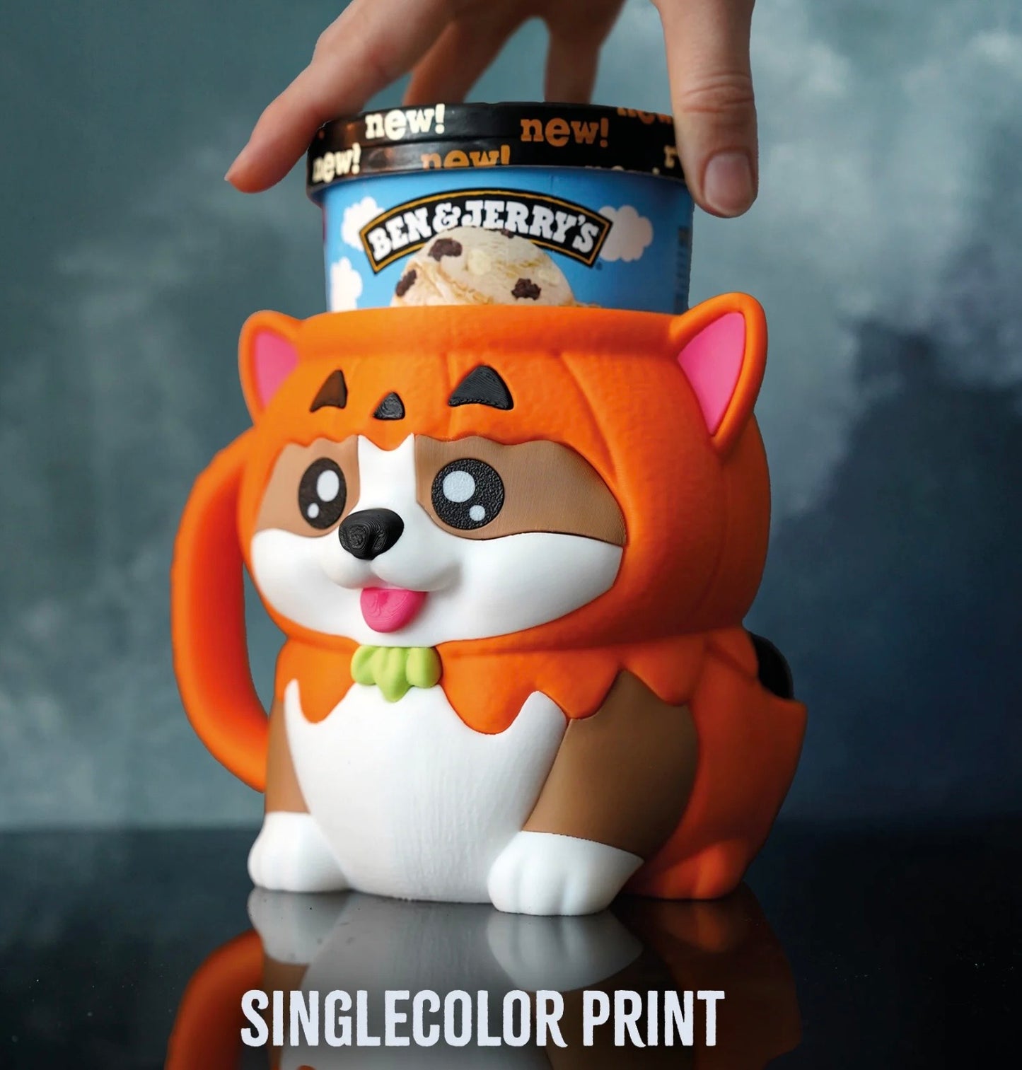 Kevin the Corgi - Pint size ice cream holder