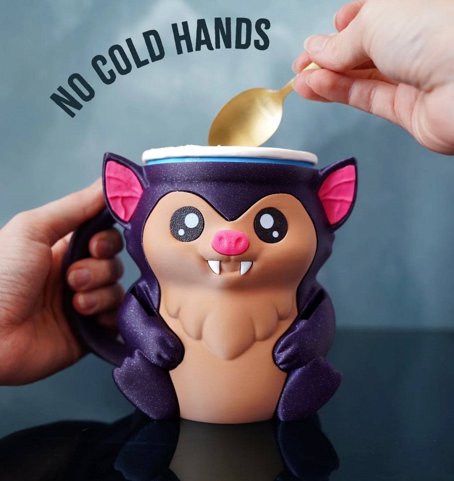 Bramble the Bat - Pint size ice cream holder