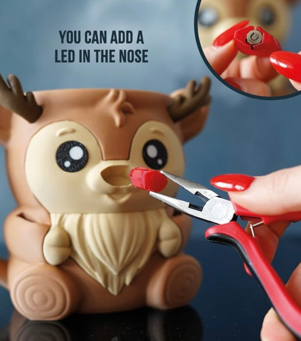 Rudy The Reindeer - Pint size ice cream holder