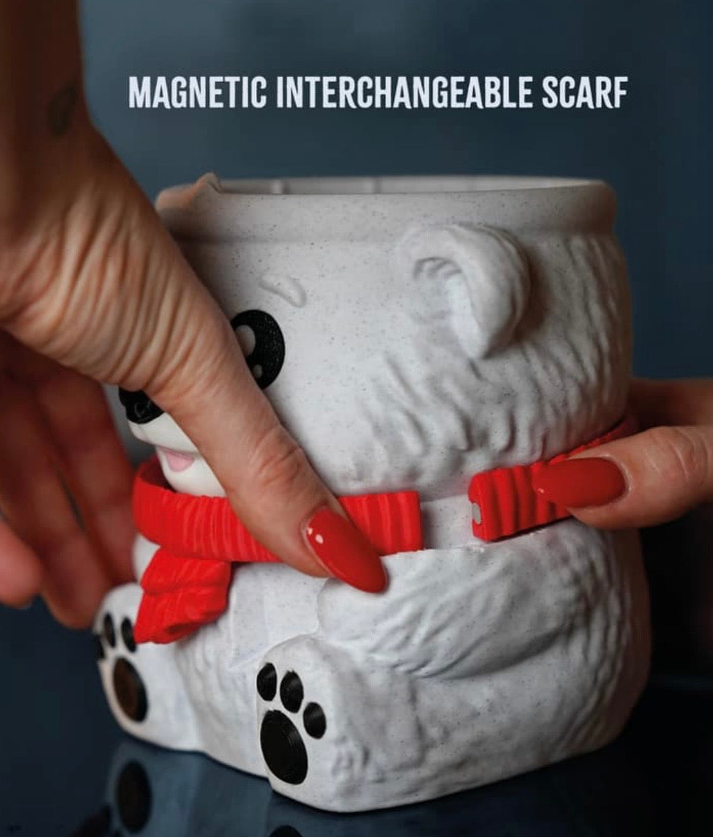 Pawblo the Polar Bear - Pint size ice cream holder