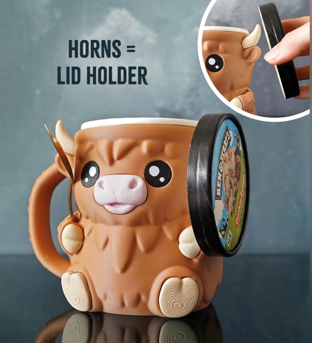 Ferdinand - Pint size ice cream holder