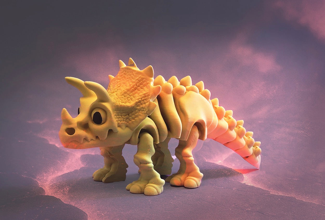 Skeletal Articulated Triceratops Dinosaur