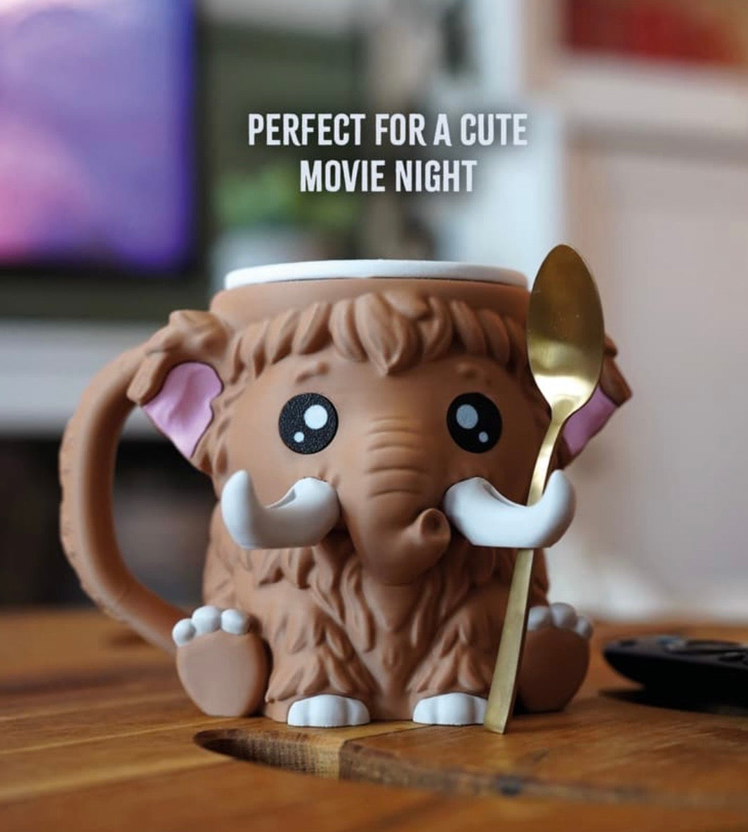 Mammuel the Mammoth - Pint size ice cream holder