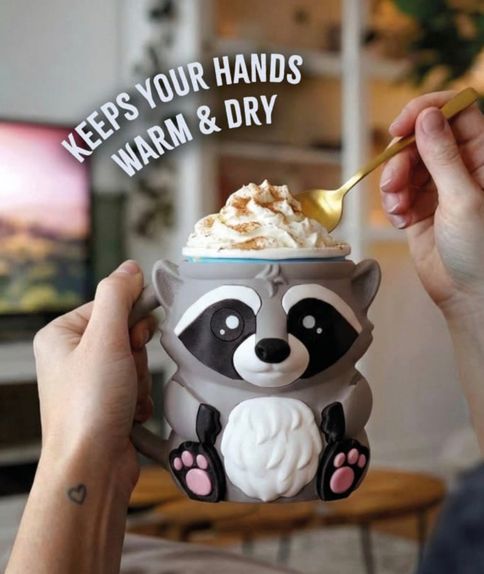 Rocky the Raccoon - The Paw Pints -ice cream holder