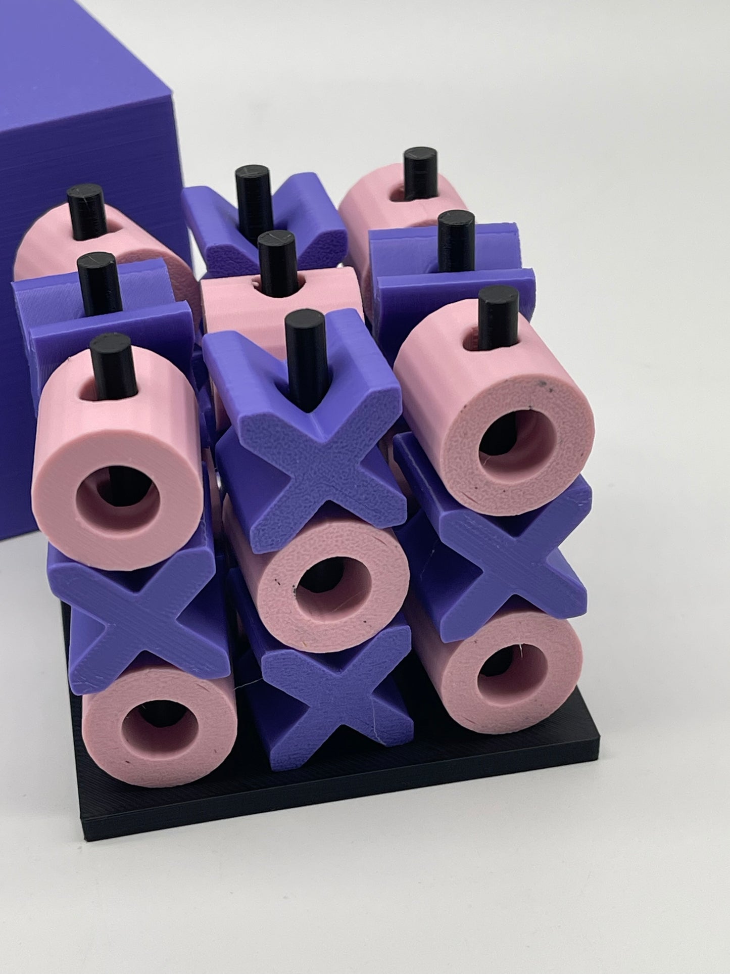 3d Tic-Tac-Toe Game - Pink and Purple